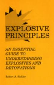 Cover of: Explosive Principles by Robert A. Sickler