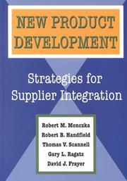 Cover of: New Product Development by Robert B. Handfield, Thomas V. Schannell, Gary L. Ragatz, David J. Frayer