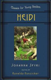 Cover of: Heidi (Classics for Young Readers)