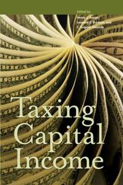 Cover of: Taxing Capital Income