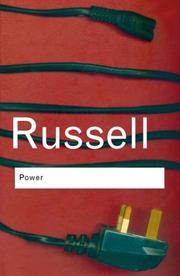 Cover of: Power by Bertrand Russell