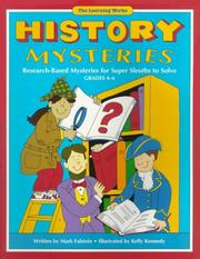 Cover of: History Mysteries: Research-Base Mysteries for Super Sleuths to Slove Grades 4-6