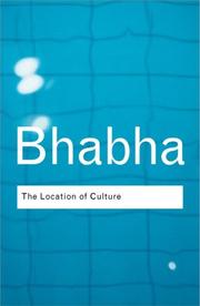 Cover of: The location of culture by Homi K. Bhabha