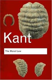 Cover of: The Moral Law by Immanuel Kant