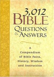Cover of: 3,012 Bible Questions and Answers by W Publishing Group