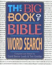 Cover of: The Big Book of Bible Word Search