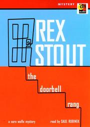 Cover of: The Doorbell Rang (Nero Wolfe Mysteries (Audio)) | Rex Stovt