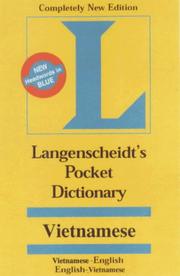 Langenscheidt's pocket vietnamese dictionary : Vietnamese-English, English-Vietnamese