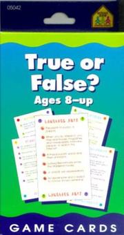 Cover of: True and False