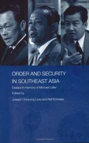 Order and security in Southeast Asia : essays in memory of Michael Leifer