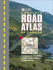 Cover of: Complete Road Atlas of Canada by Reader's Digest