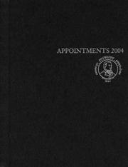 Cover of: American Psychiatric Association Appointments, 2004: Desk Version