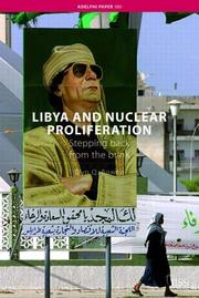 Libya and nuclear proliferation : stepping back from the brink