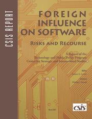Cover of: Foreign Influence on Software: Risks and Recourse