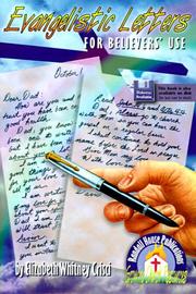 Cover of: Evangelistic Letters for Believers' Use