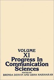 Cover of: Progress in Communication Sciences, Volume 11 by Brenda Dervin