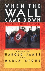 When the Wall came down by Harold James, Marla Stone