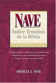 Cover of: Nave: Índice Temático De La Biblia