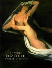 Cover of: Anatole Demidoff - Prince of San Donato (1812-70) (Collectors of the Wallace Collection)