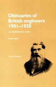 Obituaries of British engineers 1901-1920