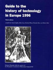 Guide to the history of technology in Europe 1996