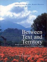 Between text and territory : survey and excavations in the Terra of San Vincenzo Al Volturno