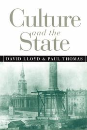 Cover of: Culture and the state by Lloyd, David