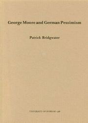 George Moore and German pessimism