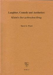 Laughter, comedy and aesthetics : Kleist's Der zerbrochne Krug