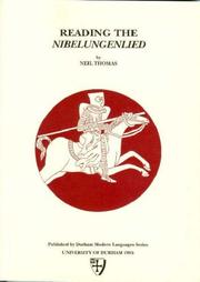 Cover of: Reading the Nibelungenlied