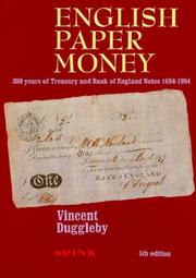 English paper money by Vincent Duggleby