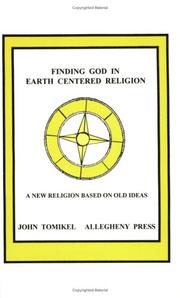 Cover of: Finding God in Earth Centered Religion
