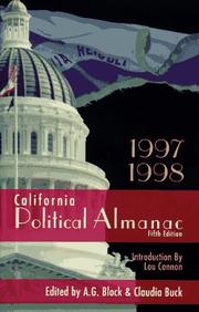 Cover of: 1997-1998 California Political Almanac