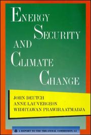 Energy security and climate change : a report to the Trilateral commission