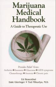 Marijuana Medical Handbook by Ed Rosenthal