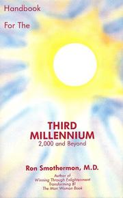 Cover of: Handbook for the Third Millennium by Ron Smothermon