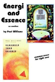 Cover of: Energi And Essence