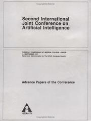 Cover of: IJCAI  Proceedings 1971 by IJCAI