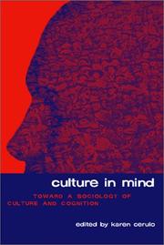 Culture in mind : toward a sociology of culture and cognition