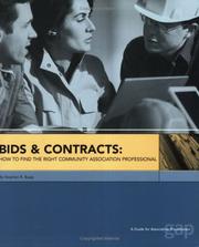 Cover of: Bids & Contracts by Stephen R. Bupp