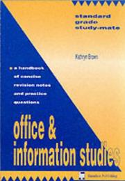 Cover of: Standard Grade Study Mate Office and Information Studies (Standard Grade Study Mate)