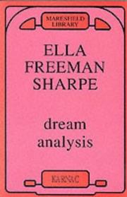 Cover of: Dream Analysis: A Practical Handbook of Psycho-Analysts (Maresfield Library)