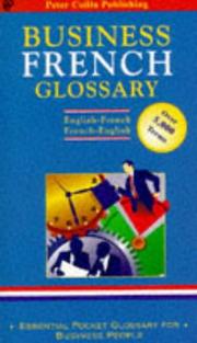 Business glossary : English-French/French-English