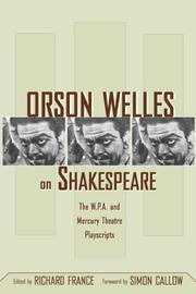 Orson Welles on Shakespeare by Orson Welles