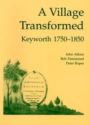 A village transformed : Keyworth, 1750-1850