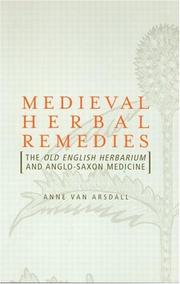 Cover of: Medieval Herbal Remedies by Ann Van Arsdall
