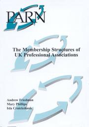 The membership structures of UK professional associations