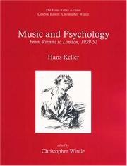 Music and psychology : from Vienna to London, 1939-52