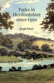 Parks in Hertfordshire since 1500