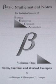 Basic mathematical notes for beginning students of building, engineering, transport, architecture